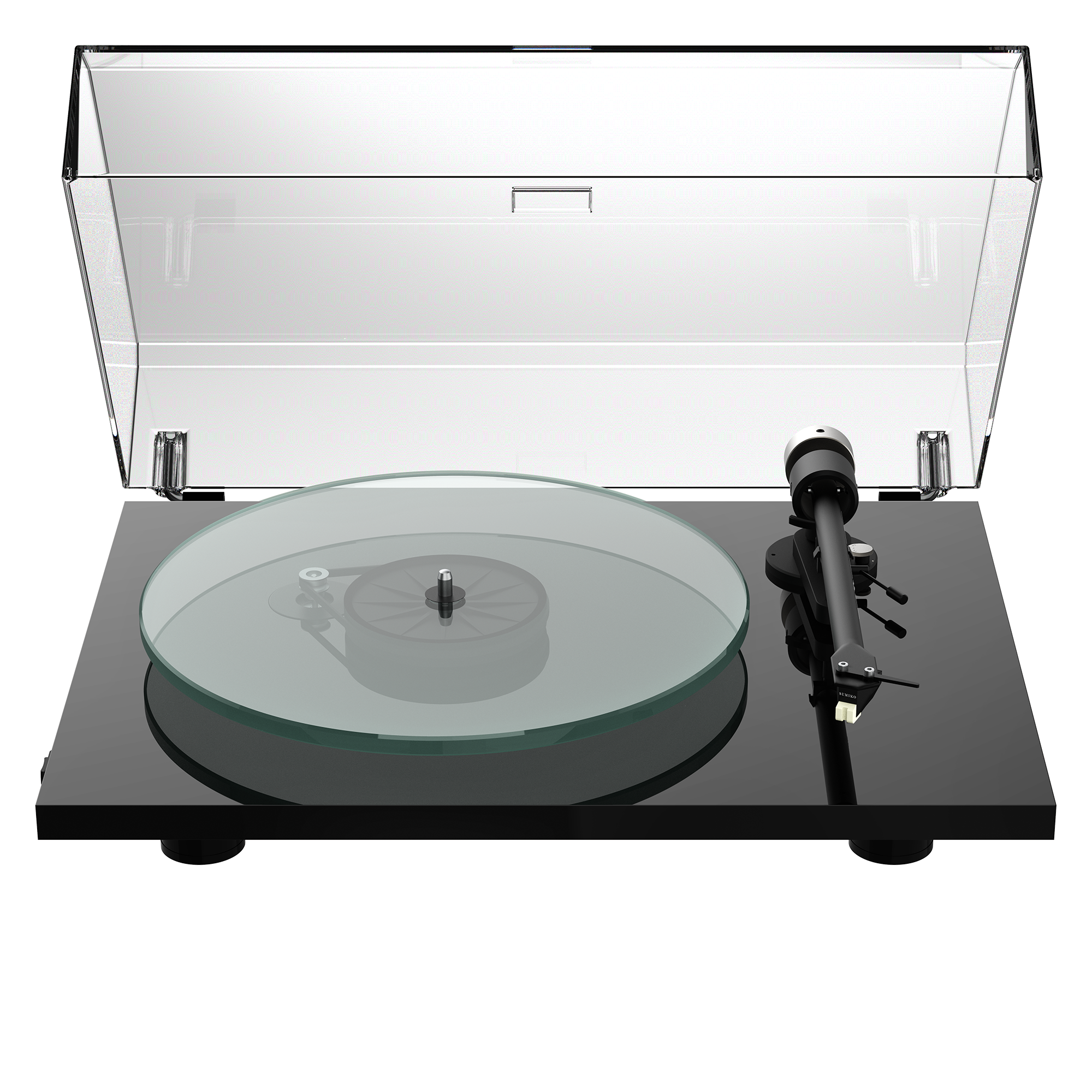 Pro-Ject T2 W piano mit Dustcover